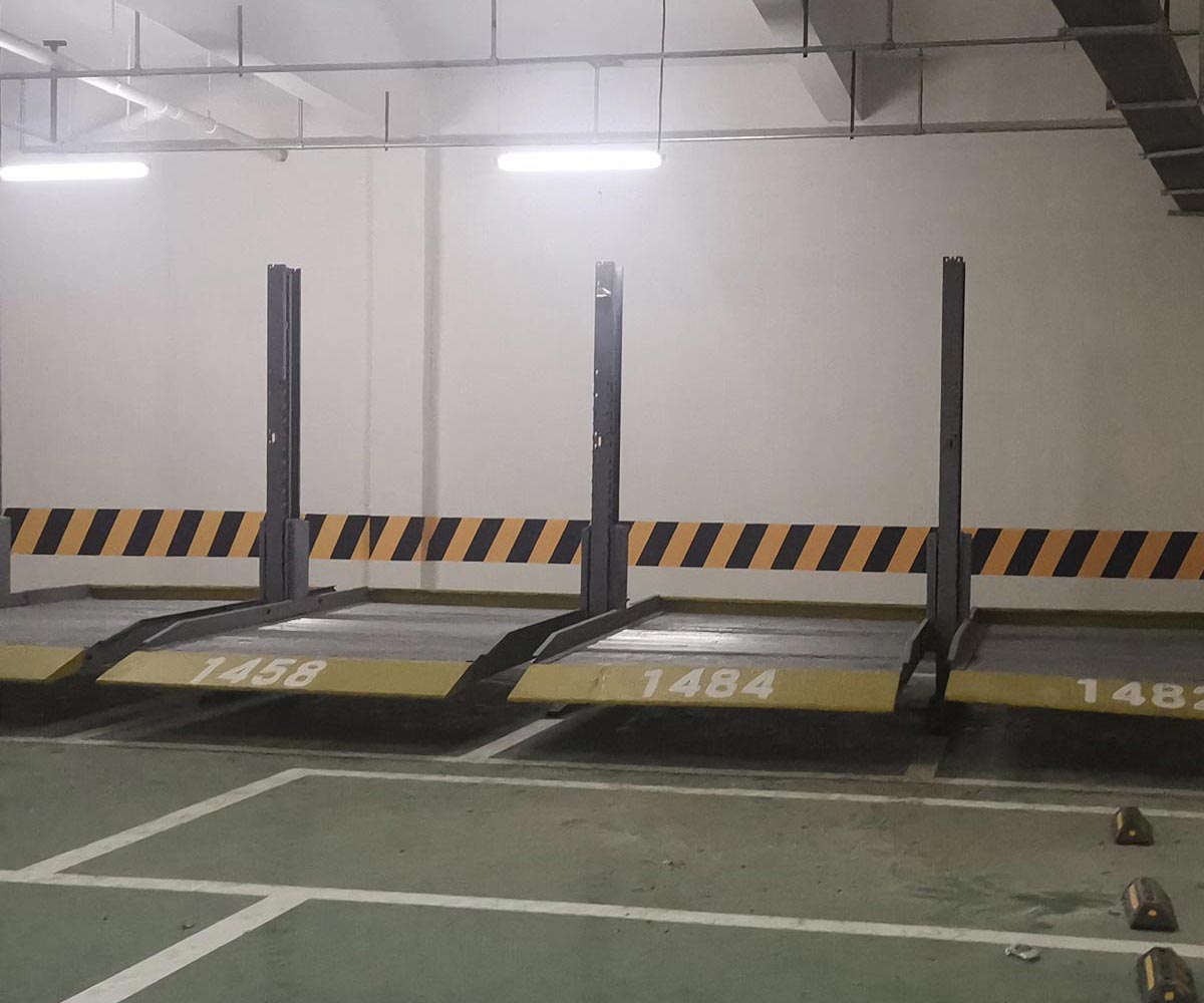 大足雙層PSH型機械停車庫安裝