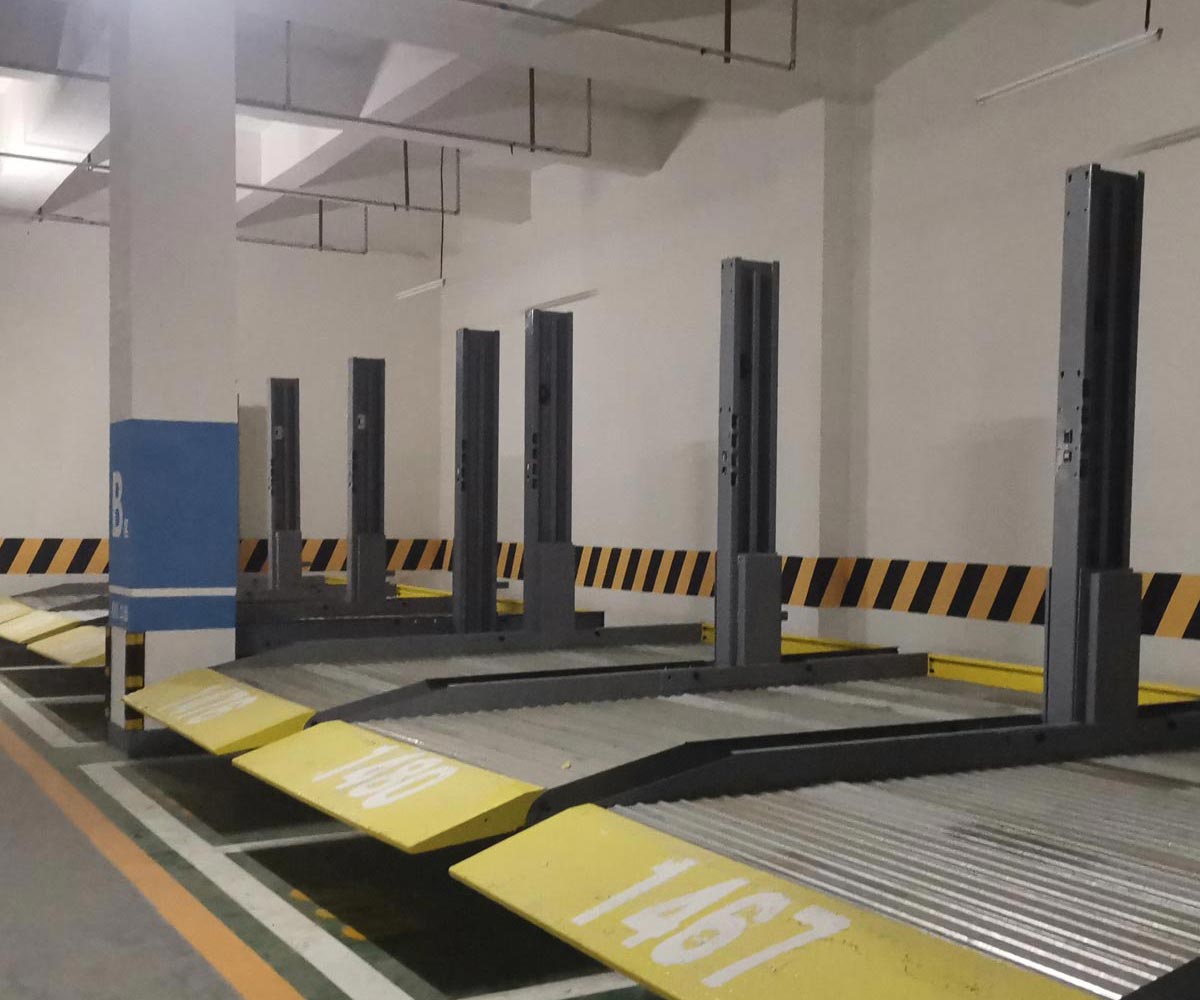 涼山兩層機械停車場安裝