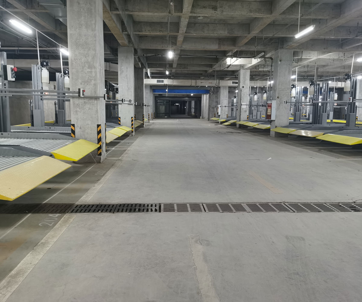 甘肅2層升降式立體停車庫安裝