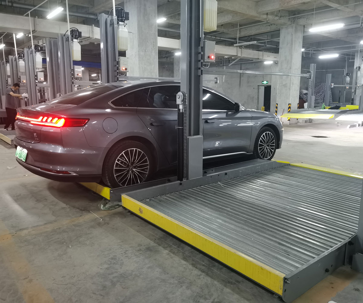 巴中地下室雙層升降式停車庫